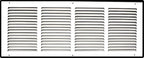 Fits 24x10 Duct Opening | Steel Return Air Grille by Handua | Vent Cover Grill for Sidewall and Ceiling | White | HVAC Cold Air Intake Grille | Outer Dimensions: 25.75"W X 11.75"
