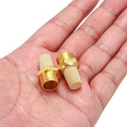 MECCANIXITY 3PCS Pneumatic Exhaust Muffler, g 1/4" Thread Male Sintered Bronze Muffler Brass Air Line Fittings for Pneumatic Tools and Industrial Machinery
