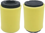 796031 Air Filter fits for Briggs Stratton 591334 594201 Husqvarna YTH22V46 John Deere D100 Pro Performance for Lawn Tractor with 797704 Foam Pre Cleaner, pack of 2