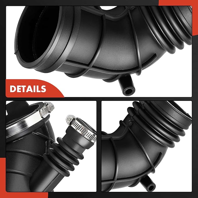 A-Premium 2 Air Intake Hose Tube Compatible with BMW [E46] 320i 325i 325xi 01-05, 325Ci 01-06, 323i, 323Ci & [E36] Z3 1997-2000, 2.2L 2.5L 2.8L, Replace# 13541435627 13541705209