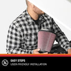 K&N High-Flow Original Lifetime Engine Air Filter: High Performance, Premium, Washable, Industrial Replacement Filter, Heavy Duty: E-3200
