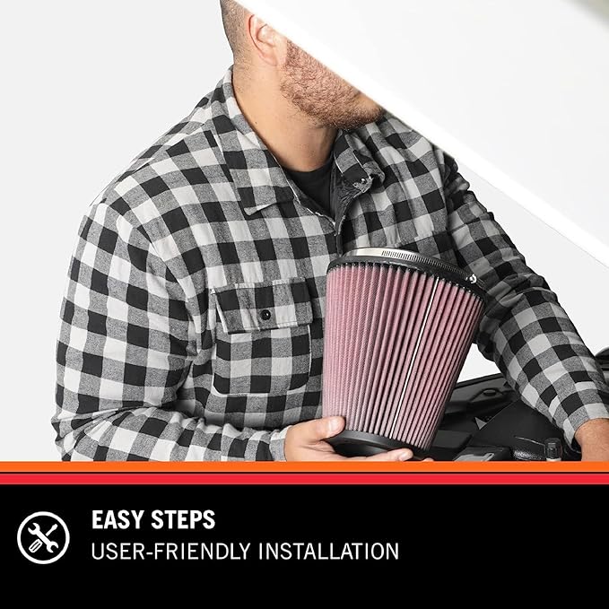 K&N High-Flow Original Lifetime Engine Air Filter: High Performance, Premium, Washable, Industrial Replacement Filter, Heavy Duty: E-3200