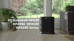 R True Hepa Filters Compatible Honeywell HPA300, HPA200, HPA100, HPA090, HRF-R3, HRF-R2 & HRF-R1(3 Packs) by FilledwithLove