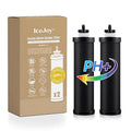 Alkaline Carbon Rods (2 Pack) for Gravity Water Filters – Raises pH up to 9.2, Replacement for Berkey® BB9-2® Black Filters, Berkey® Gravity System & More, NSF/ANSI 42 Certified