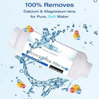 Misting System Calcium Inhibitor Filter for Patio Misters NSF certification Inline Water Soften Filter Effectively Reduce Hardness Spots, Soften Water, Upgraded Formula (PACK OF 2)