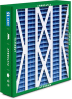 Filterbuy 21x27x5 Air Filter MERV 13 Optimal Smoke & Allergy Defense (3-Pack), Pleated HVAC AC Furnace Filters for Trane Perfect Fit & American Standard (Actual Size: 20.56 x 26.13 x 4.97)