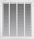 20"W x 24"H [Duct Opening Size] Steel Return Air Filter Grille - Removable Face/Door for 1 inch Filters -HVAC Vent Cover Grill - White [Outer Dimensions: 22 5/8"W X 26 5/8"H]
