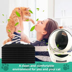Lubise 8Pcs Carbon Filters Compatible with LR 3,0.5in Replacement Activated Charcoal Filters for Litter Box Premium Filters,Thickened and Durable,Eliminate Odor and Controls Moisture on Pet's Body