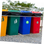 9pcs Trash Can Classification Stickers Recycling Labels for Easy Waste Sorting Removable Self-Adhesive Stickers and Trash Bin