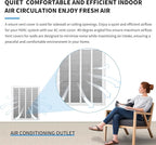 16x20 Return Air Grille(Duct Opening Size),Air Return Vent Cover,Flat Vent Cover,Rejillas De Aire Acondicionado Para Casa,Return Air Grilles,Outer Dimensions:17.75"Wx21.75"H(16"W x 20"H, Duct Opening)