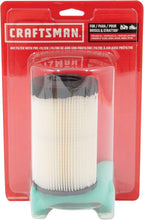Craftsman SBD Air Filter with Pre-Filter for Riding Mowers and Zero-Turn Mowers, Black