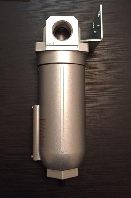 1" Inline Air Compressor In Line Water Moisture Filter Trap Separator Auto Drain