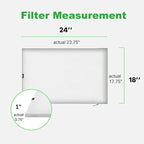 REair 18x24x1 Air filter Pro Kit, Washable and Reusable Air Filter 18x24x1 for AC HVAC Furnace, MERV 8 Air Filters Machine Washable & Dryer Friendly, AC Furnace Air Filter, Include 2 Filters&1 Frame