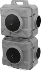 MOUNTO HEPA500 Commercial 500cfm Air Purifier Hepa Air Scrubber Negative Air Machine Roto-Molded (Grey)