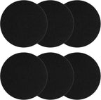 6 Pack Charcoal Filters for Compost Bucket, 7.25 inch Round Activated Carbon Replacement Filters for Kitchen Compost Bins Kitchen Composts Bin Charcoal Filter Replacements