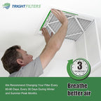 14x25x1 Air Filter 4 Pack, MERV 8 Pleated Dust Defense Air Filters Replacement Air Conditioner HVAC AC Furnace Filter, Durable and Lightweight