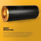 Gorilla Carbon Filter - Strongest, Longest Lasting Charcoal, for Inline Duct Fan, Odor Control, Hydroponics, Grow Tents and Rooms 8-Inch
