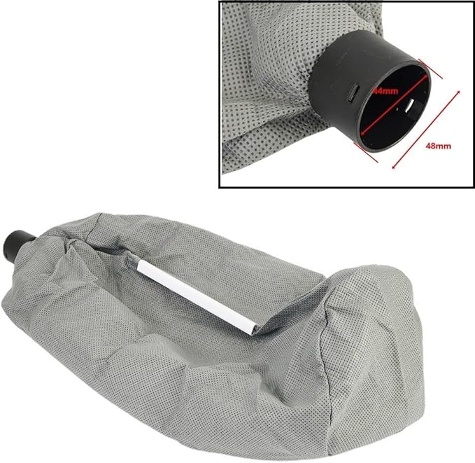Wall Grinder Vacuum Bag - Heavy-Duty Plastic Dust Collection Filter for Self-Priming Drywall Sanding Machine - Replacement Collector for Wall Sander, Dust-(2PCS)