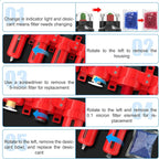 3/8" NPT Industrial Grade 4 Stage Aluminum Air Drying System, Coalescing Filter, Double Particulate Filter, Desiccant Dryer and Air Regulator,Manual Drain For Plasma Cutter and Paint Spray