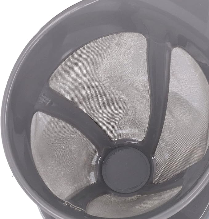 Coffee Strainer Stainless Steel Fine Mesh Pour Over Coffee Dripper Hand Drip Filter Cone for Home Office Travel Camping Portable Reusable Easy Clean Dishwasher Safe (Grey)
