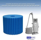 PUREBURG Foam Filter Compatible with Electrolux Aerus Centralux Central Vacuums E130 E130L E130A E130B E130F E130G E130J 1590 1590A 1561 1569 1580 1584,Blue 7" x 8 1/2"