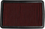DNA Motoring AFPN-126-RD Clean Air Washable Drop In Panel Air Filter Enhance Engine Performance Power & Acceleration Improve [Compatible with 05-09 Tucscon / 05-10 Sportage]
