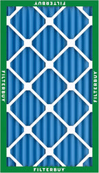 Filterbuy 16x25x2 Air Filter MERV 13 Optimal Smoke & Allergy Defense (3-Pack), Electrostatic Pleated HVAC AC Furnace Filters Replacement, Made in USA (Actual Size: 15.50 x 24.50 x 1.75)