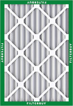 Filterbuy 20x24x2 Air Filter MERV 8 Essential Dust & Allergy Defense (5-Pack), Electrostatic Pleated HVAC AC Furnace Filters Replacement, Made in USA (Actual Size: 19.38 x 23.38 x 1.75)