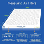 Nordic Pure 18x20x1 (Actual Size: 17 1/2 x 19 1/2 x 3/4) Pleated MERV 13 Air Filters 4 Pack