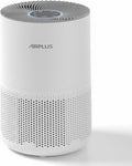 AIRPLUS Air Purifier for Home Bedroom, Covers Up to 1073 ft² by 25W High Torque Motor, 3-in-1 Washable Filter with HEPA Sleep Mode, Cleaner 99.9%, Auto Mode, Child Lock, White