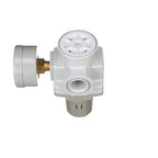 PneumaticPlus SAR400-N04BG Compressed Air Pressure Regulator 1/2" NPT - Bracket, Gauge