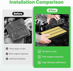 2PCS Engine Air Filter Fit for Infiniti QX50 2019-2025 (2.0L), QX55 2022 2023 2024 2025 Air Filter Replacement Engine Filter Accessories# 165465NA1C CA12954 PA99486