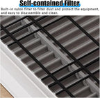 White Access Panel Air Grille Vent Cover, Square Vents Registers, Air Return Vent Cover, Flat Vent Cover, Return Air Grilles, Plumbing Access Panel(500x500 mm/19.7x19.7 in)