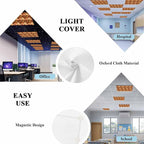 Tropical Plant Cactus Fluorescent Light Covers 3 Pack Western Cowboy Horse Sunset Deserts Brown Magnetic Fluorescent Ceiling Lights Filters for Office Classroom Home Drop Ceiling 4x2 Feet