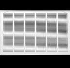 HVAC Premium 34 x 20 Duct Opening Steel Return Air Filter Grille, for 1-inch Filter, Removable Door, Flat Stamped HVAC Vent Cover Grille, Outer Dimensions 36.5 x 22.5