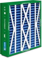 Filterbuy 21x23.5x5 Air Filter MERV 13 Optimal Smoke & Allergy Defense (2-Pack), Pleated HVAC AC Furnace Filters for Trane Perfect Fit & American Standard (Actual Size: 20.00 x 23.09 x 4.97)