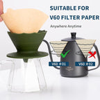 MERMOO YILAN Collapsible Coffee Dripper, Silicone Pour Over Coffee Filter Holder - Portable Reusable Foldable Coffee Maker Cone for 1~2 Cups, Travel, Camping, Gift (Black)