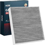 KAX Cabin Air Filter,CF10140 Replace for Altima, Outlander Sport,Sentra, Outlander,Maxima, Murano, Lancer,G35, FX35, FX45,Cabin Filter with Activated Carbon Filter