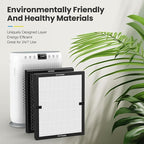 2 Pack E-200 HEPA Air Filter Compatible with LUNINO E-200 Air Purifier Filter Replacement 3 Stage Strong and Efficient Filtration For LUNINO Home Large Room up to 1740sq.ft