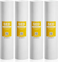 Max Water 10 Micron 20 x 4.5 Sediment Filter 20 inch Whole House BB Water Filteration System Replacement Compatible Cartridge DGD-5005-20, FP25B, AP810-6, FPMB5-20, P5-20, 155358-43, SDC-45-2005