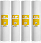 Max Water 10 Micron 20 x 4.5 Sediment Filter 20 inch Whole House BB Water Filteration System Replacement Compatible Cartridge DGD-5005-20, FP25B, AP810-6, FPMB5-20, P5-20, 155358-43, SDC-45-2005