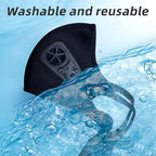 Personal Wearable Air Purifiers，Travel-Size Air Purifiers,Head-mounted Portable Mini Air Purifier,Used for Tourism, Running, Cycling, Mountaineering, Outdoor Sports (Full set,Black)