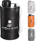 Metal Housing Personal Filter - Effectively Captures Smoke and Removes Odors,Long-Term Use, Equipped with Replaceable Cartridge (Black)