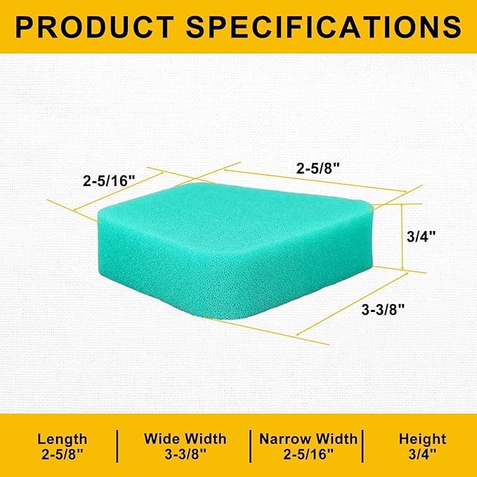 Panari 530037793 Air Filter for Poulan Wild Thing 220 260 1950 2050 2055 2075 2150 2375 2450 2550 Craftsman Chainsaw Parts with Primer Bulb Spark Plug Fuel Line Kit