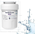 Amazon Basics Replacement Water Filter Cartridge Compatible with GE MWF Refrigerator, Pack of 2