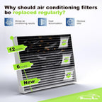 Engine and Cabin Air Filter Combo for Kia Soul 2019 2018 2017 2016 2015 2014 L4 1.6L 2.0L Engine Air Filter Car Replacement Set #CF12002 CA11206 C38208 97133-B2000 28113-1R100 Car Accessorie - 2 Pack