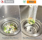 400 Pack Disposable Sink Strainer Bags – Ultra-Fine Elastic Mesh Food Catcher for Kitchen Drains, Anti-Clog Filter Nets for Leftovers, Hair & Debris, Universal Fit for Sink Strainers