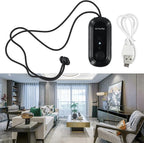 Negative Ion Air Purifier Portable Hanging Neck 7000MAh Personal Rechargeable For Home Travel(Black)