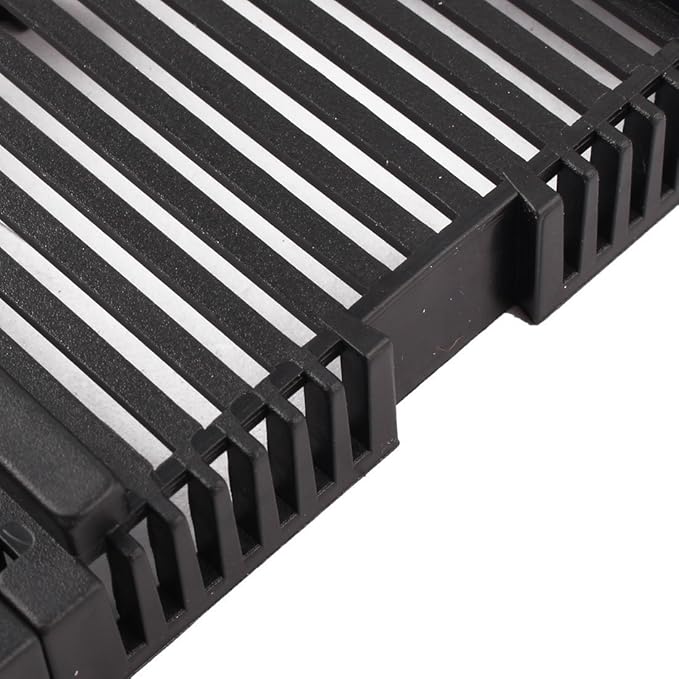 XMHF Plastic Aquarium Undergravel Filter Board Air Pump Line Hose Tube 20 Pcs Black