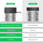 VIVOSUN 2-Pcs. Grow Tent Vent Cover, 4"/6"/8" Duct Filter Vent Cover with Elastic Band and Fixed Buckle for Plant Grow Tent Vent (Pack of 2)